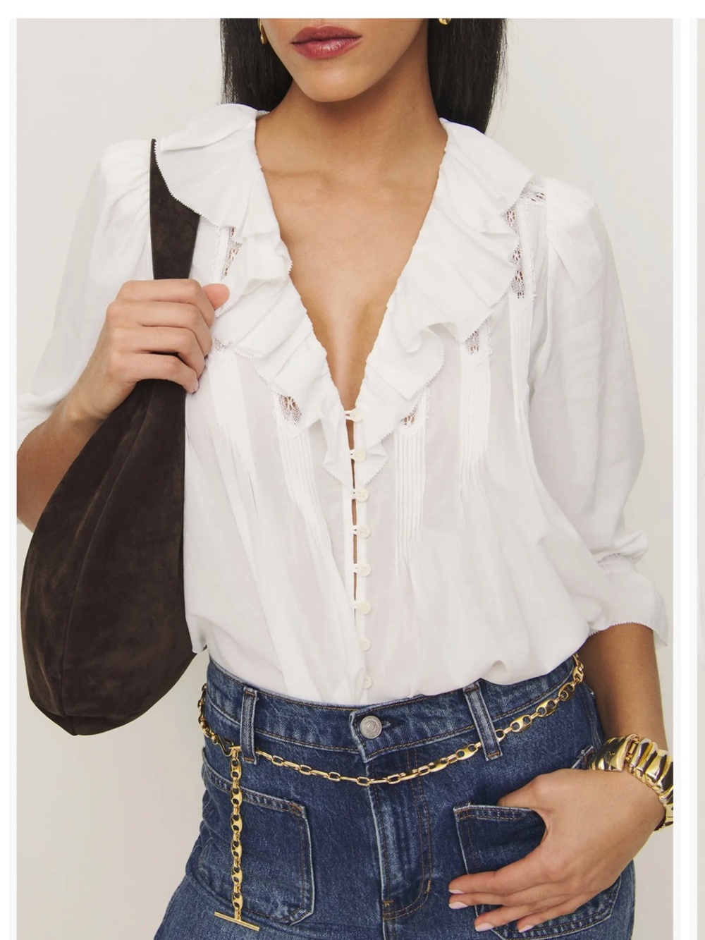 Reformation blouse NWT